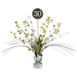 Centrotavola Elegant 50 Anni 33 cm