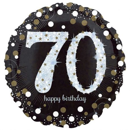 Palloncino Foil 70 Anni Elegant 43 cm