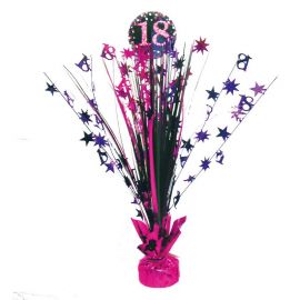 Centrotavola Elegant Pink 18 Anni 33 cm