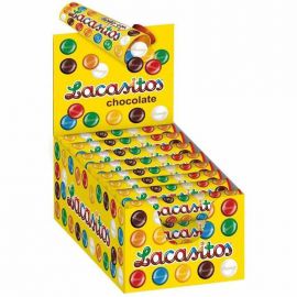 Tubo di Confetti Al Cioccolato 24 Confezioni