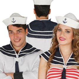 Set di Sciarpa e Cappello da Marinaio con Ancora