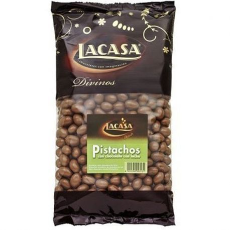 Cioccolatini Divinos al gusto pistacchio ricoperti da cioccolata al latte 1 kg 