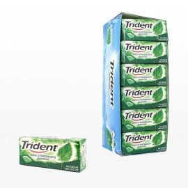 Gomme da Masticare Trident alla Menta Verde Fresca 24 Pacchetti