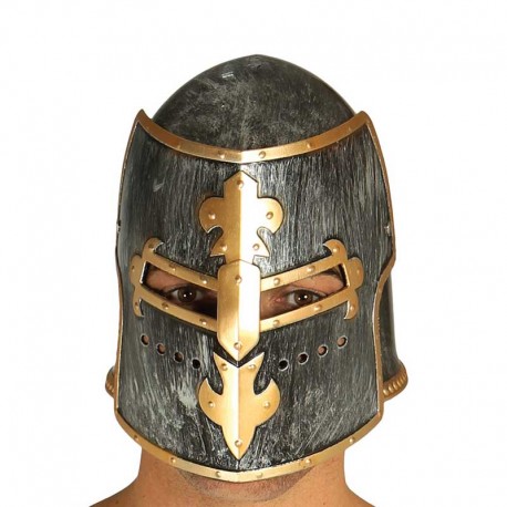 Casco de Caballero Dorado