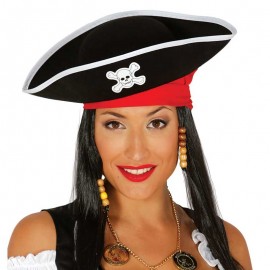 Cappello da Pirata colore nero