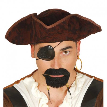 Cappello da Pirata Marrone Shop