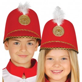 Cappello da Majorette Rosso per Bambini