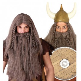 Peluca y Barba de Vikingo