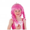 Parrucca Principessina Rosa per Bambina