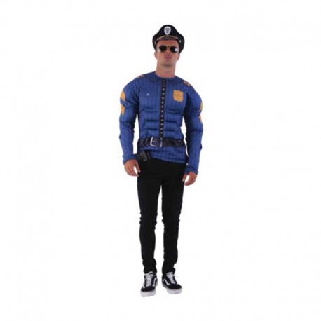 Costume da Super Poliziotto Azzurro per Adulto Shop