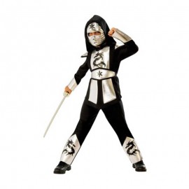 Costume da Dragon Ninja Silver per Bambino
