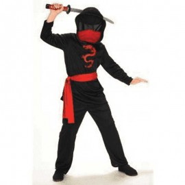 Costume da Ninja senza Viso Nero per Bambino Shop