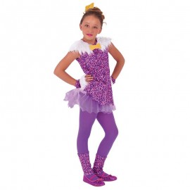 Costume da Bambina Cavernicola Viola