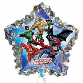 Palloncino Justice League Forma Stella Foil