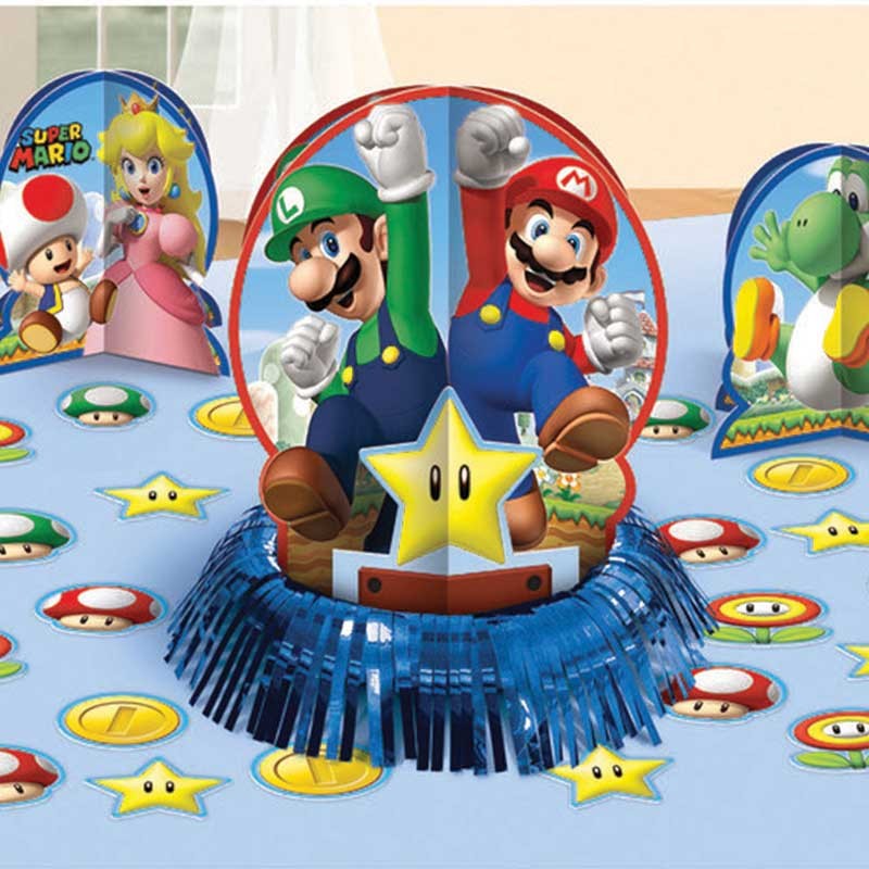 KIT COMPLEANNO BAMBINO SUPER MARIO BROS KIT 13