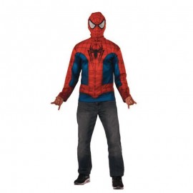 Costume di Spiderman con Cappuccio per Uomo
