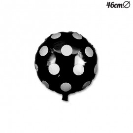 Palloncino Rotondo Pois Foil 46 cm