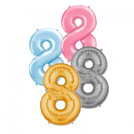 Palloncini Lattice ABC Per Festa Bambini - 8 Pezzi Multicolore 30 Cm