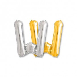 Palloncino Lettera W Foil 81 cm