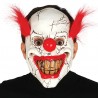 Careta Payaso Terror con Pelo Látex