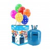 Bombola Mini Elio con 30 Palloncini Pois