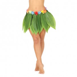 Gonna Hawaiana con Foglie 38 cm