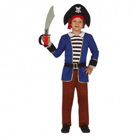 Costume da Pirata Blu per Bambino