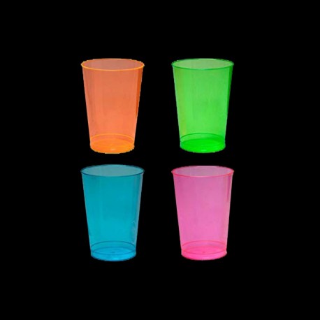 Bicchiere da Bibita con Luce a Neon UV (50 pz)