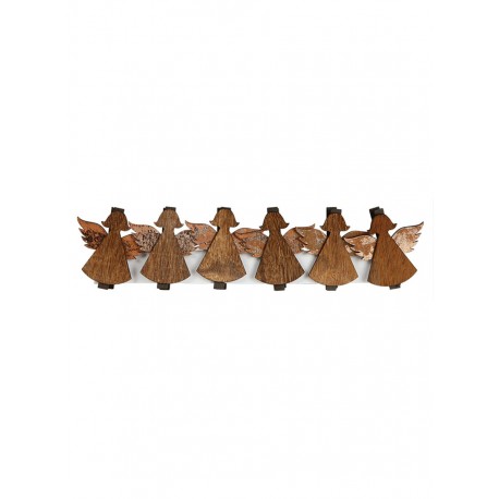 Acquista 6 Angeli Natalizi 6,5 cm con Molletta