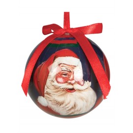 Confezione 6 Palle Babbo Natale 5,5 cm