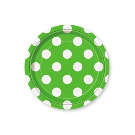 8 Piatti con Pois 17,7 cm