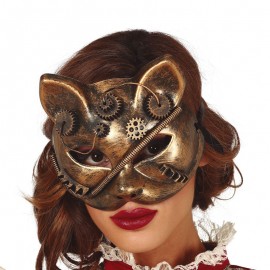 Maschera Gatto Steampunk