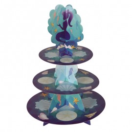 Espositore Cupcake Sirena 30 X 40 Cm