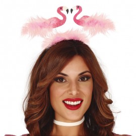 Costume Carnevale Donna Fenicottero Rosa Flamingo Travestimento