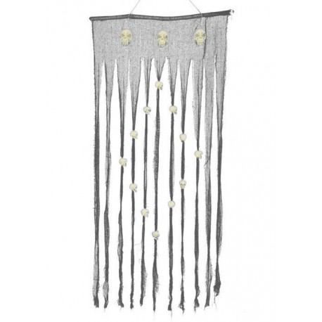 Tenda Nera Teschi 90 x 180 cm