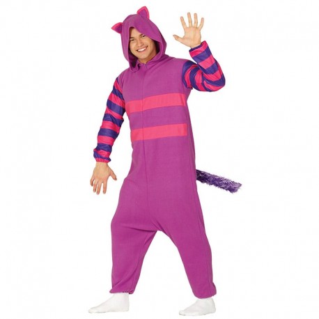 Costume Pigiama Gatto Viola per Uomo