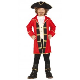 Costume Rosso da Pirata per Bambini Economico
