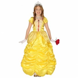 Costume Principessa Gialla per Bambine