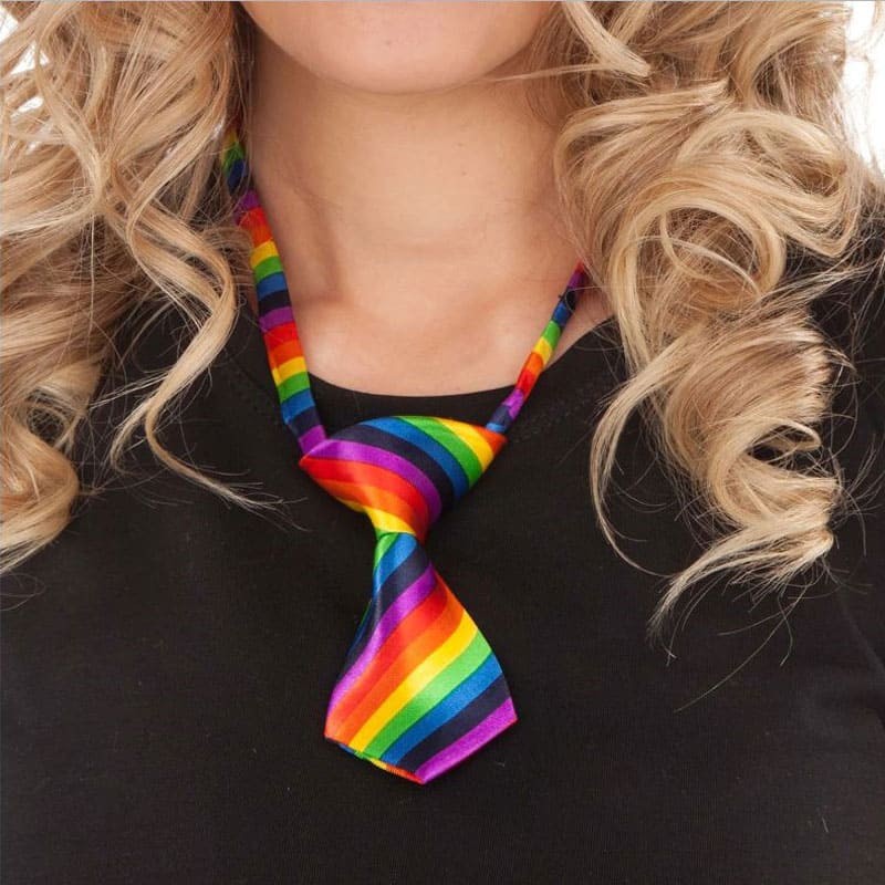 Cravatta Corta Arcobaleno