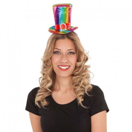 Cerchietto con Cappello Arcobaleno