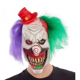 Maschera da Clown Colorata di Lattice