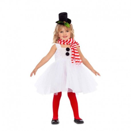 Costume Tutù Pupazzo di Neve Bambina