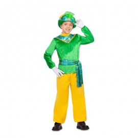 Costume da Paggio Verde con Cintura