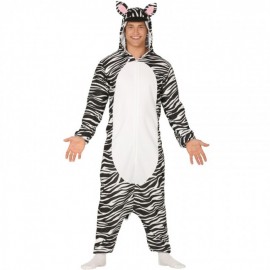 Costume Pigiama Zebra Adulti