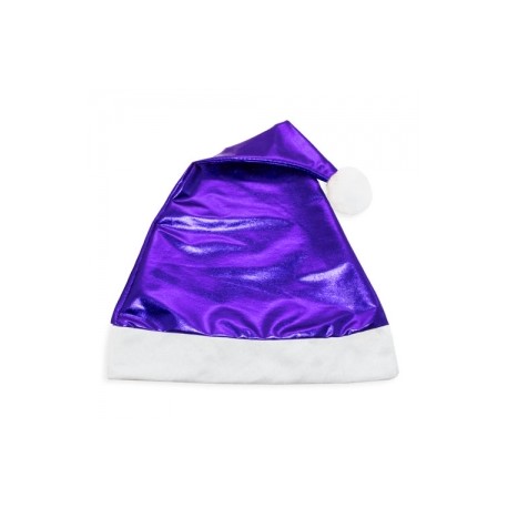 Cappello di Natale Blu Metallizzato Online