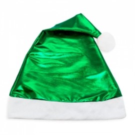 Cappello di Natale Verde Metallizzato