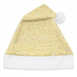Cappello di Natale Oro Glitter