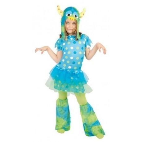 Costume da Mostro Blu per Ragazza