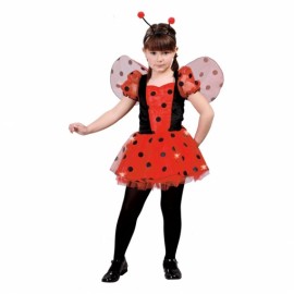 Costume Coccinella con Cerchietto per Bambina Shop