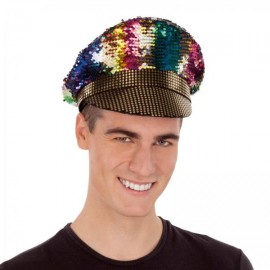 Cappellino Polizia Glitterato